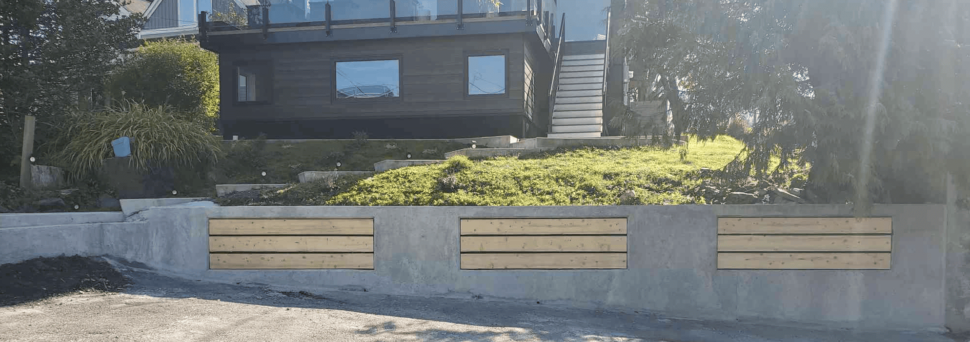 Concrete Retaining Wall